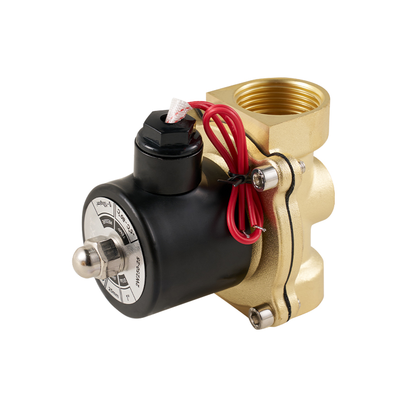 2W Series 2-polohový dvoucestný měděný elektromagnetický ventil