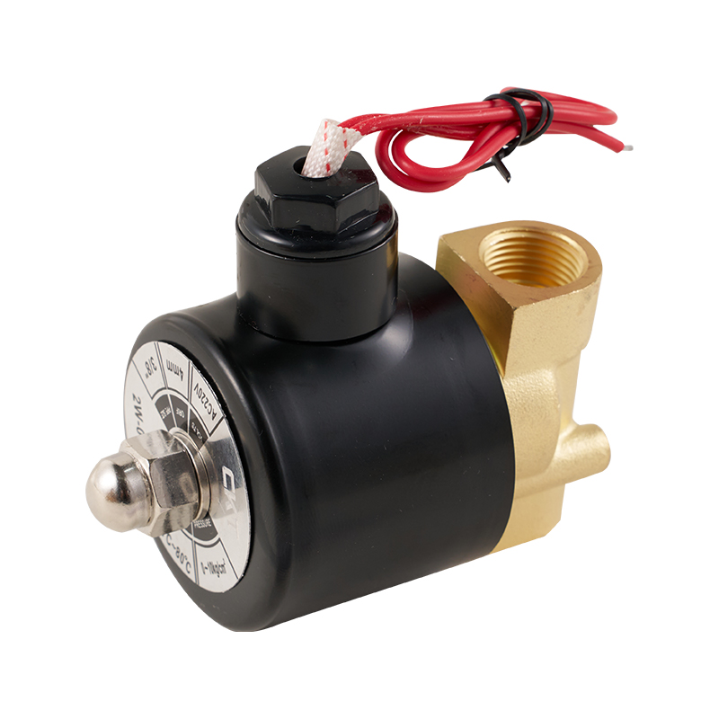 2W Series 2-polohový dvoucestný měděný elektromagnetický ventil