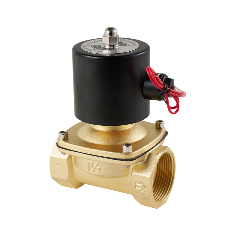 2W Series 2-polohový dvoucestný měděný elektromagnetický ventil