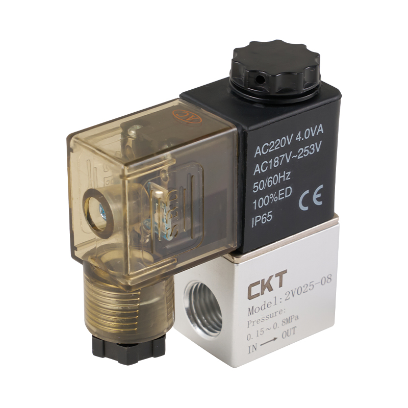 Přímý dvoucestný solenoidový ventil řady 2V025