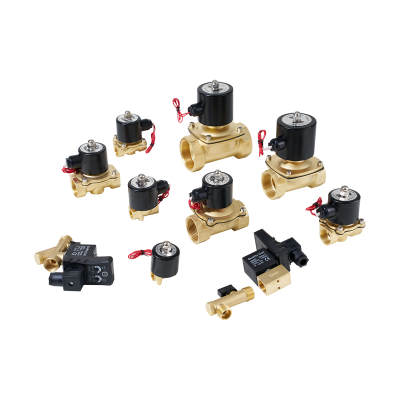 2W Series 2-polohový dvoucestný měděný elektromagnetický ventil