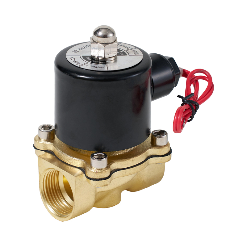 2W Series 2-polohový dvoucestný měděný elektromagnetický ventil