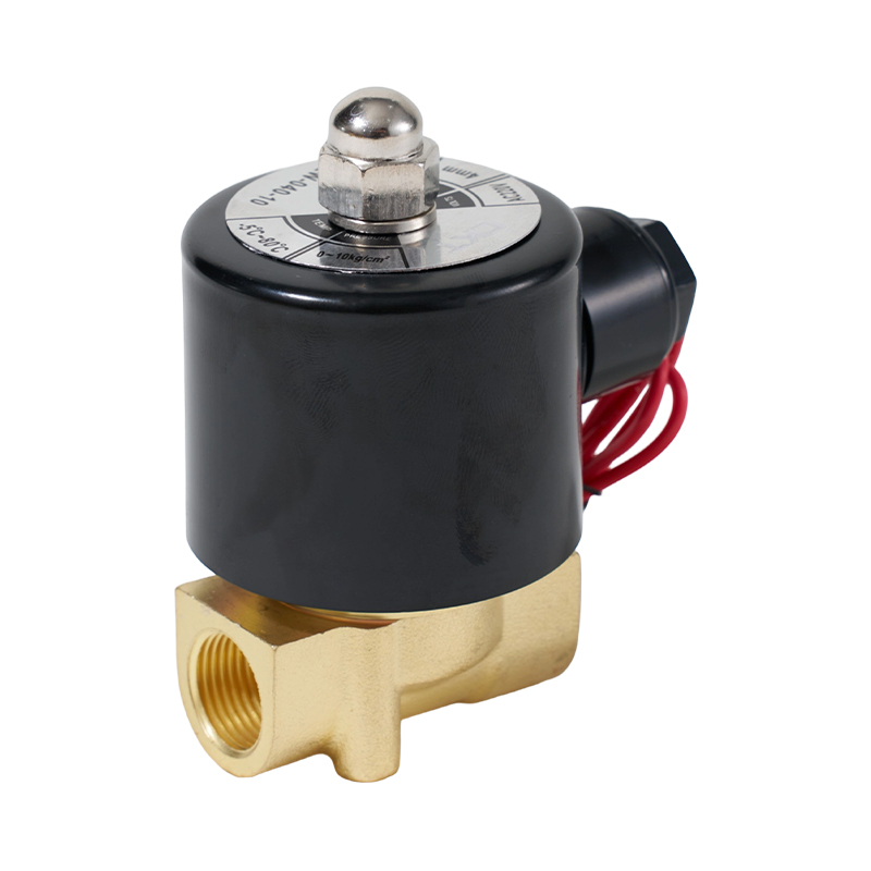 2W Series 2-polohový dvoucestný měděný elektromagnetický ventil